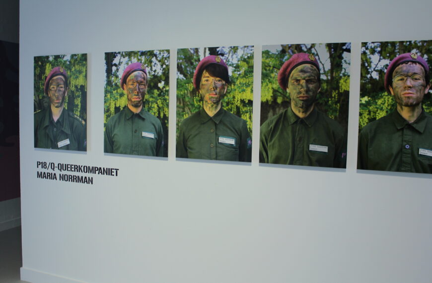 HBTQ-kamp och militarisering – utställningen P18/Queerkompaniet