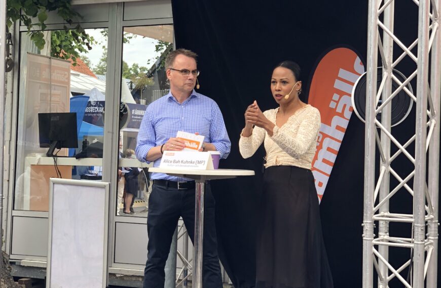 Alice Bah Kuhnke om nazism och hotad demokrati.