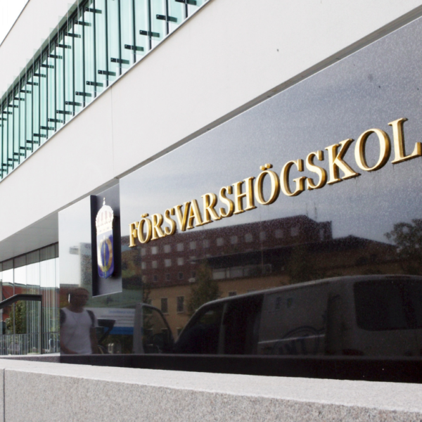 Intervju med Roger Djupsjö på Försvarshögskolan