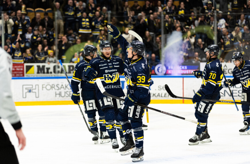 HV71 klar seger mot Leksand – 5–0 i Husqvarna Garden