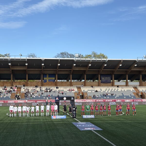 Reporter Lisa Andersson bevakade IK Uppsala som spelade mot Vittsjö GIK.